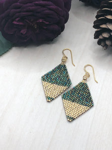 Peacock Split Diamonds