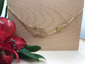 Connected Arrow Necklace